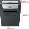 REXEL     Aktenvernichter Momentum 2104571EU X410, P-4, 23lt – Bild 4