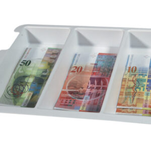 RIEFFEL   Geldkassetten Einsatz 7NOTENFAC 28,6×23×4,6cm         3-teilig