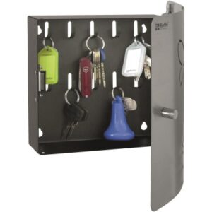 RIEFFEL   Schlüsselkasten EDELSTAHL silber 10 Schlüssel