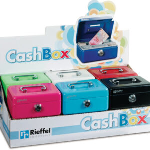 RIEFFEL   Geldkassette KIKA KIKASTV12 12,5x9,5x6cm       farbig ass.