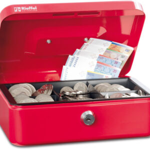 RIEFFEL   Geldkassette Valorit VTGK1ROT  7x15,3x12cm                rot