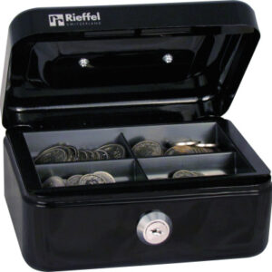 RIEFFEL   Geldkassette Valorit VTGK1SCHW 7x15,3x12cm            schwarz