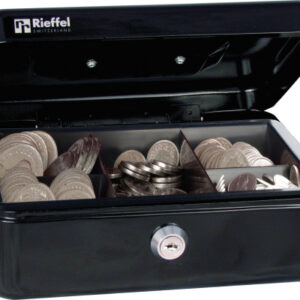 RIEFFEL   Geldkassette Valorit VTGK2SCHW 7,7x20,7x15,7cm        schwarz