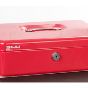 RIEFFEL   Geldkassette Valorit VT-GK3ROT 8,2x26,2x19,2cm            rot