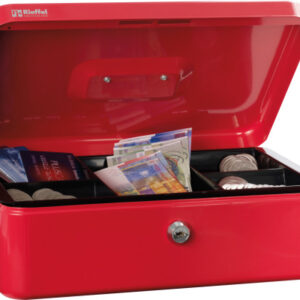 RIEFFEL   Geldkassette Valorit VTGK4ROT  10x30x21,7cm               rot