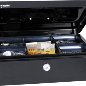 RIEFFEL   Geldkassette Valorit VTGK4SCHW 10x30x21,7cm           schwarz