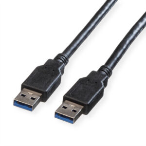 ROLINE    USB-A-A, Datenkabel 11.02.897 Black, ST/ST, 3.2 Gen1    1.8m