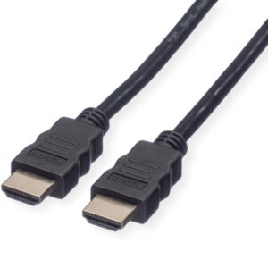 ROLINE    HDMI High Speed Kabel, Eth. 11.04.554 Black, ST/ST, 2160p, 3D     1m