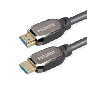 ROLINE    HDMI UltraHD Kabel, Eth. 11.04.601 Black, ST/ST, 4320p, HDR    1m