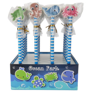 ROOST     Bleistift mit Radiergrummi REA-1046  Meerestiere             4 ass.