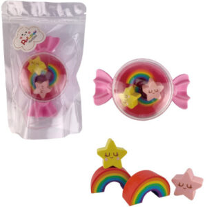 ROOST     Radiergummi 4533      Regenbogen & Stern