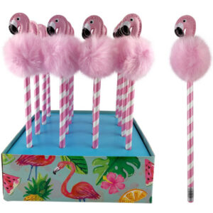 ROOST     Bleistift Flamingo Pom Pom HPTS-073