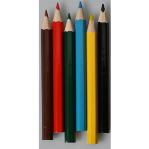 ROOST     Farbstifte Mini KL320     4,5x8,7cm              6 Stück