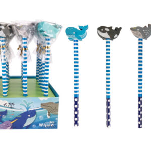 ROOST     Bleistift mit Radierer OWRE-001  On Whale                4 ass.