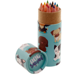 ROOST     Mini Farbstifte in Dose Hund PCASE32   9.5x3.5x3.5cm