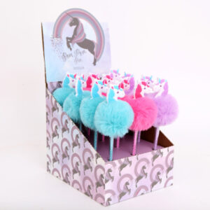 ROOST     Kugelschreiber UN0153    Einhorn PomPom