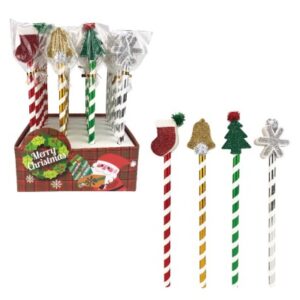 ROOST     Bleistift Pom Pom X-mas XREA-007  4 ass.