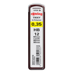 ROTRING   Minen                       HB S0312410  0,3mm                 12 Stück