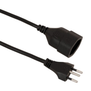 S-ELECTRO Verlängerungskabel 02.900.5S schwarz, 5m