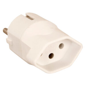 S-ELECTRO Reisestecker 4.8009    weiss,D-CH schutzgeerdet