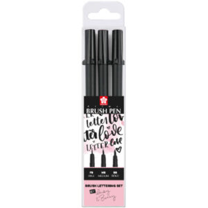 SAKURA    Pigma Brush Pen Set May&Berry POXFVKBP3 Fine/Medium/Bold       3 Stück