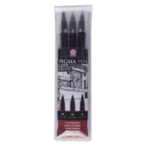SAKURA    Pigma Pen Set POXFVKP34 2x0,4mm/1x0,8mm