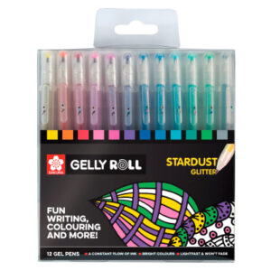 SAKURA    Gelly Roll               0.5mm POXPGBSTA Startdust Glitter ass. 12 Stk.