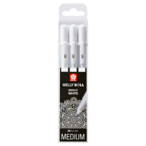 SAKURA    Gelly Roll               0.4mm POXPGBWH3 White                  3 Stück