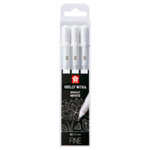 SAKURA    Gelly Roll               0.3mm POXPGBWH3 White                  3 Stück