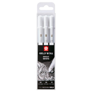 SAKURA    Gelly Roll       0.3/0.4/0.5mm POXPGBWH3 White                  3 Stück