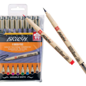 SAKURA    Pigma Brush Pen POXSDKBR9 Set 9 Farben