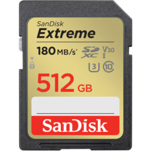 SANDISK   Extreme SDXC             512GB SDSDXVV51