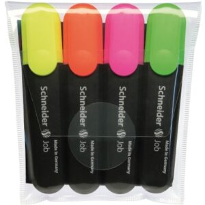 SCHNEIDER Textmarker 150 1500      4 Stück