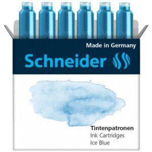 SCHNEIDER Tintenpatronen 166130    ice blue                6 Stk.