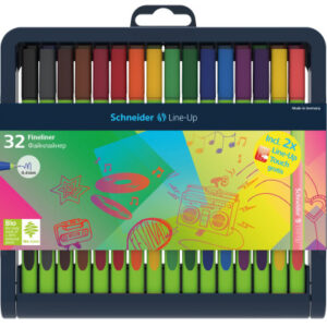 SCHNEIDER Fineliner Line-Up        0.4mm 191091    Etui à 32 Stk.
