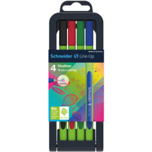 SCHNEIDER Fineliner Line-Up        0.4mm 191094    Etui à 4 Stk.