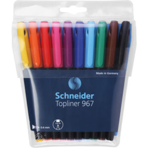 SCHNEIDER Topliner 196790    10 Farben, Etui