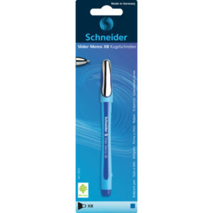 SCHNEIDER Kugelschreiber Memo      1.4mm 75023     blau                   Blister