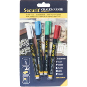 SECURIT   Kreidestift              1-2mm BL-SMA100 4 Farben ass.