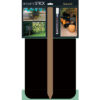SECURIT   Gartenstecker  SILHOUETTE FBS-RECTA schwarz          73.5x45x0.2cm – Bild 2