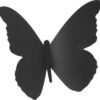 SECURIT   Kreidetafel 3-D Butterfly W3D-BUTTE schwarz, 7 Stück   28x16.3x1cm – Bild 2