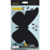 SECURIT   Kreidetafel 3-D Butterfly W3D-BUTTE schwarz, 7 Stück   28x16.3x1cm – Bild 3