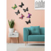 SECURIT   Kreidetafel 3-D Butterfly W3D-BUTTE schwarz, 7 Stück   28x16.3x1cm – Bild 4