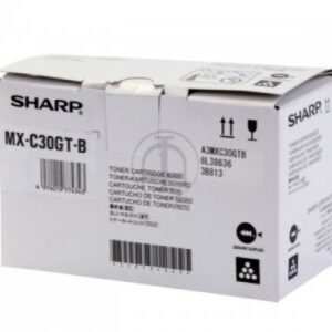 SHARP     Toner                  schwarz MX-C30GTB MX-C301W           6000 Seiten