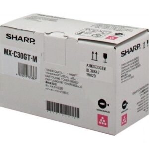 SHARP     Toner                  magenta MX-C30GTM MX-C301W           6000 Seiten