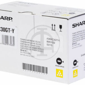 SHARP     Toner                   yellow MX-C30GTY MX-C301W           6000 Seiten