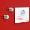 SIGEL     Superdym-Magnete          10mm BA700     stark          silber, 5 Stück – Bild 3