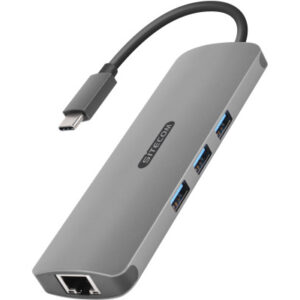 SITECOM   USB-C Multi-Port Hub  HDMI,LAN CN-382    3x USB-A, 4K, SD, mSD USB-C PD
