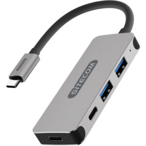 SITECOM   USB-C Hub               4 Port CN-384    2x USB 3.1-A + 2x USB-C  5Gbps