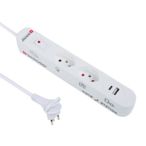 SKROSS    Home Station USB-C Retail  wht 69.21350  2x T13,1x USB-C + 1x USB-A